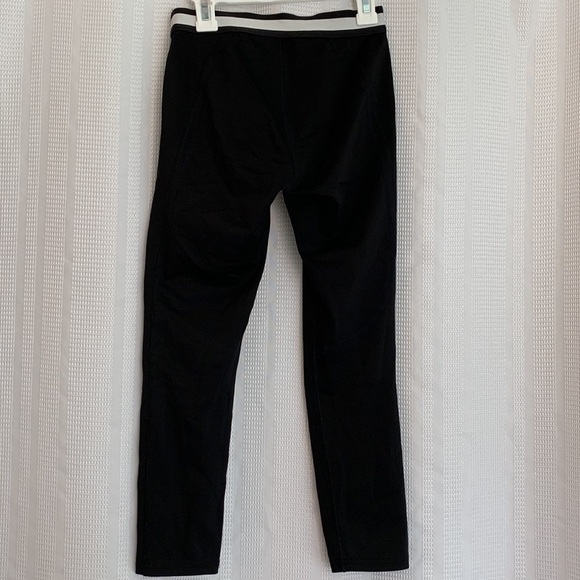 Hollister Black Cropped Leggings XS Y2K Retro Classic Workout - Picture 2 of 6